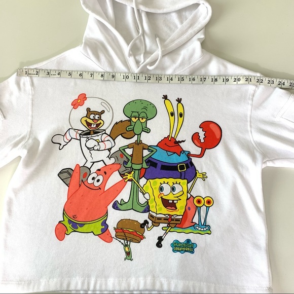 Spongebob Nickelodeon Hoodie Sweatshirt Women’s Sz L new without tags - Picture 5 of 9